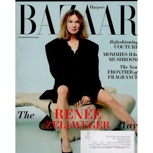 HARPER'S BAZAAR APRIL 2022 RENEE ZELLWEGER, CHLOE SEVIGNY, MOMMIES WHO MUSHROOM